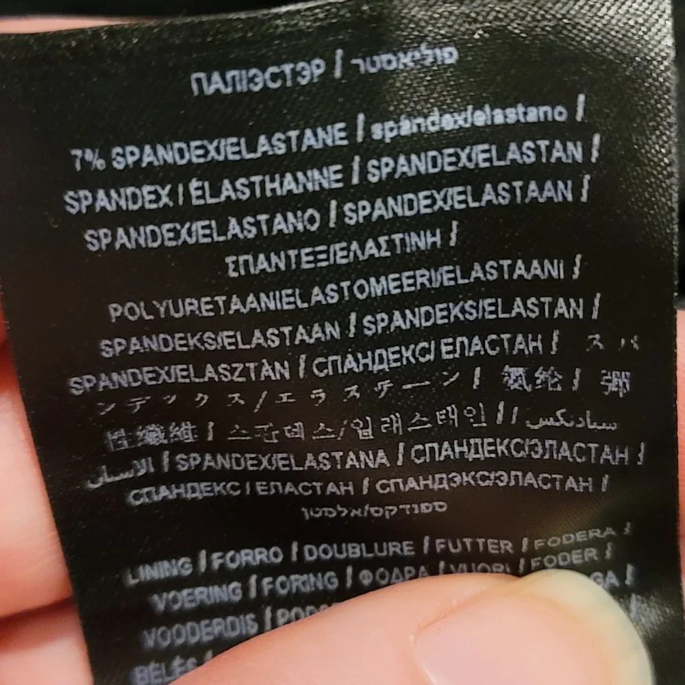 NWT Guess Women's Black and Silver Metallic Rouched Romper - Picture 7 of 8